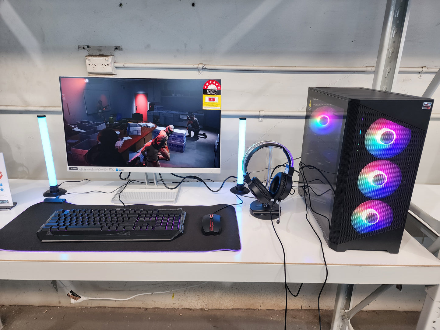 Gaming PC, AMD Ryzen R5-5600, 16GB Ram, 1TB SSD, RTX5050 8GB Graphics. Win 11