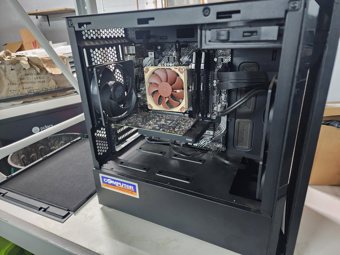 GRAPHIC DESIGN / GAMING PC, I7-10700 OCTACORE, 32GB Ram, 256GB + 3TB HDD, 5GB P2200, 11 Pro + MS Office Pro 2021