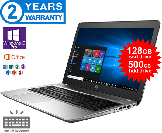 HP Probook 15.6", Intel Core i5, 8GB Ram, 256GB SSD. Windows 10 Pro, Office Pro Plus 2021