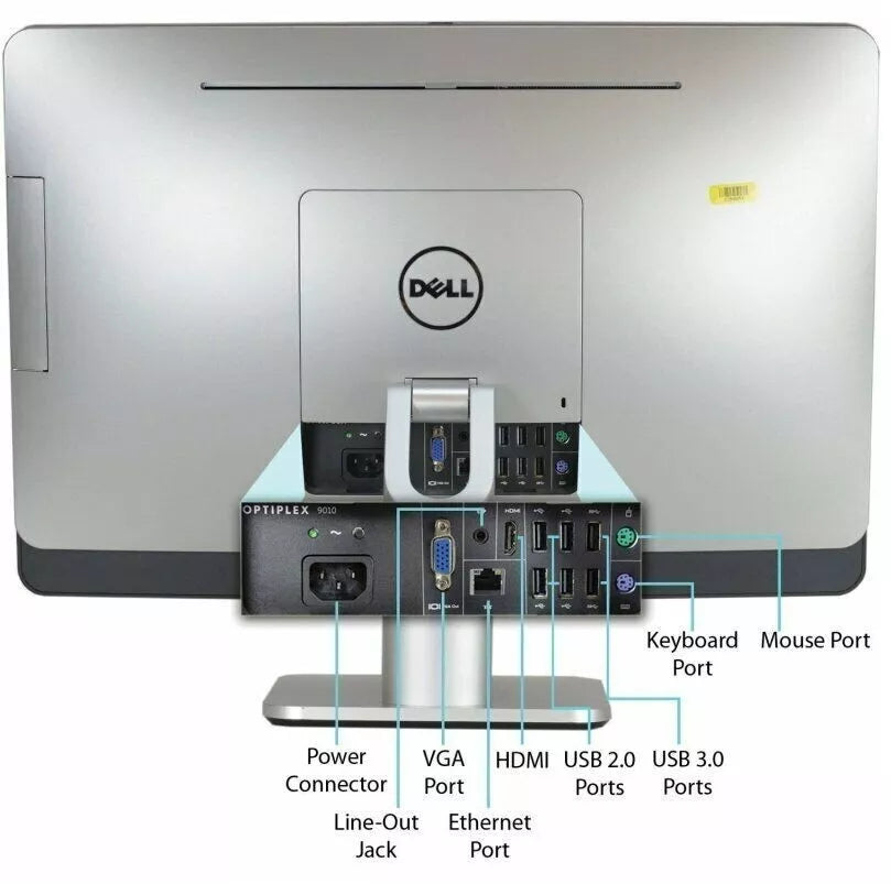 Dell Optiplex 23″ All In One, Intel Core i7, 16GB Ram, 512GB SSD
